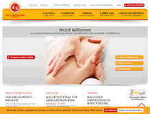 Tablet Screenshot of heilmasseure.com